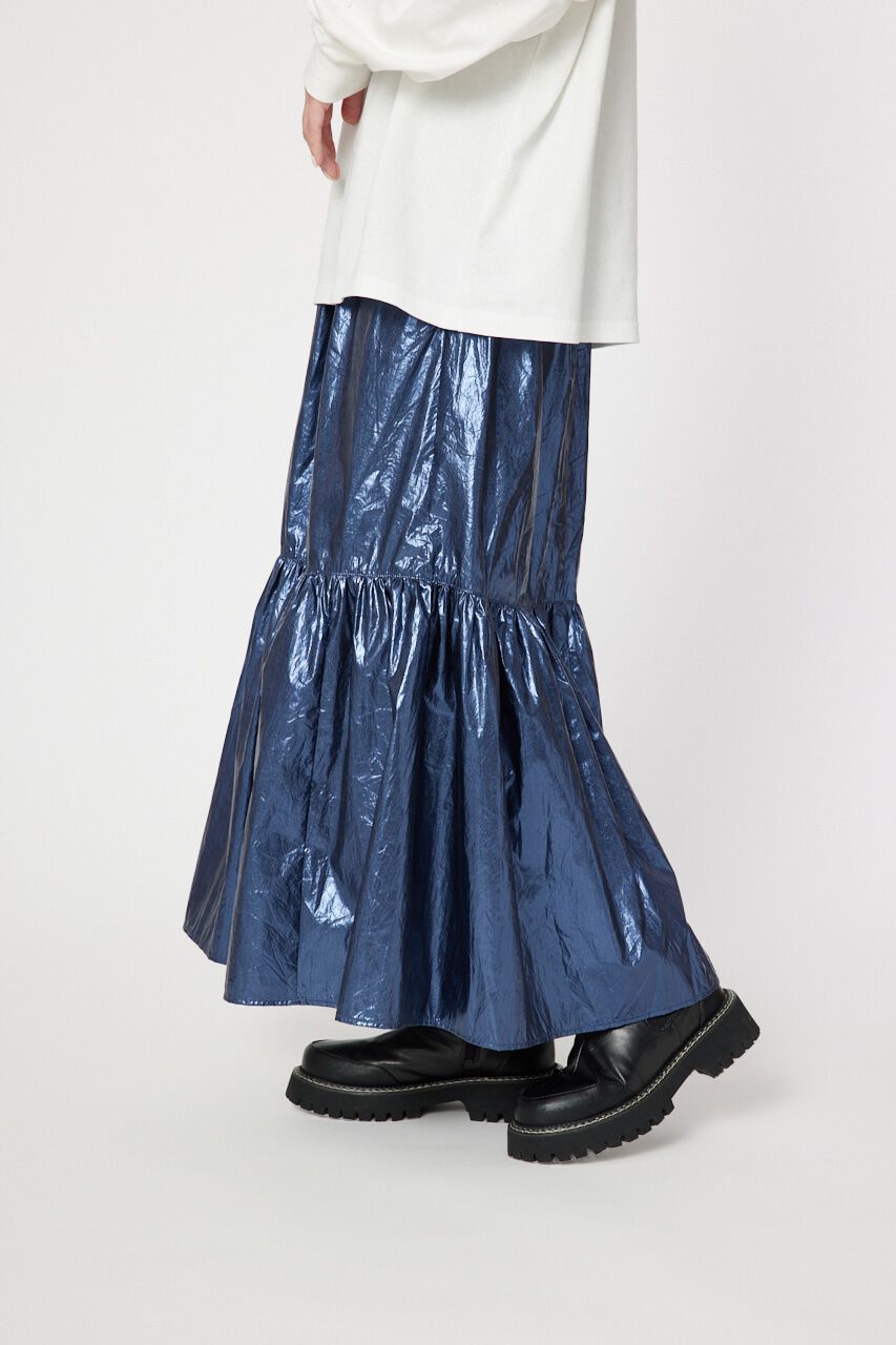 RODEO CROWNS「メタリックギャザースカート」|スカート|