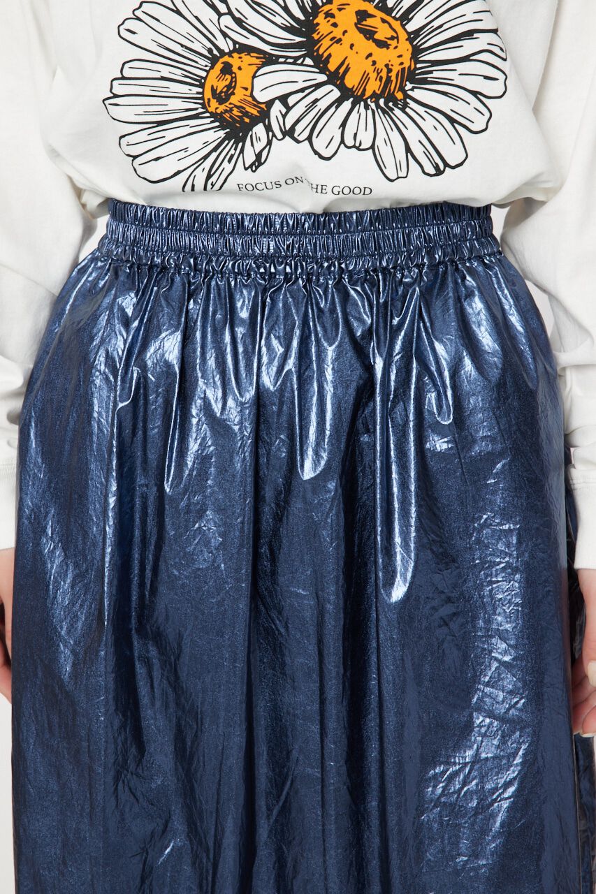 RODEO CROWNS「メタリックギャザースカート」|スカート|