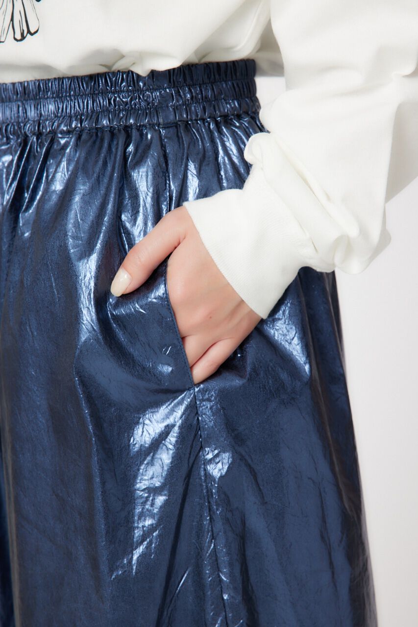 RODEO CROWNS「メタリックギャザースカート」|スカート|