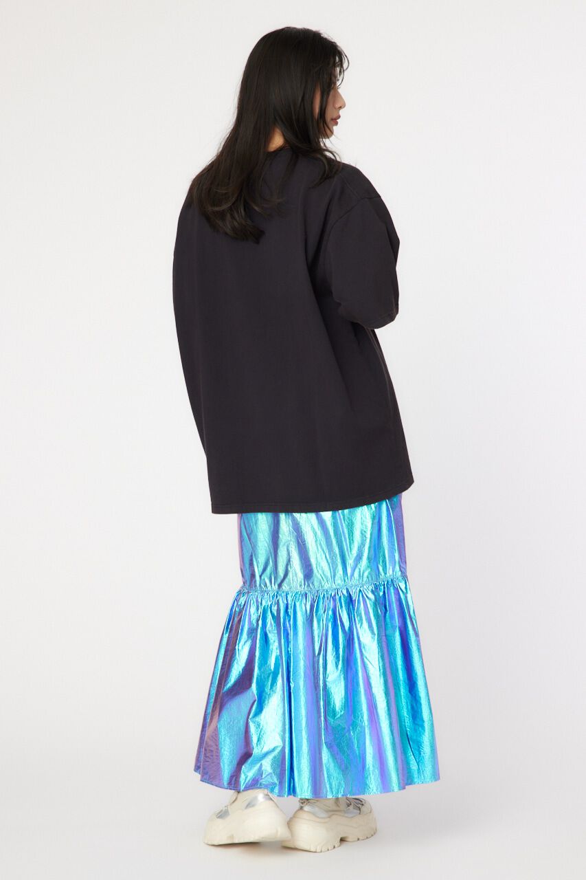 RODEO CROWNS「メタリックギャザースカート」|スカート|