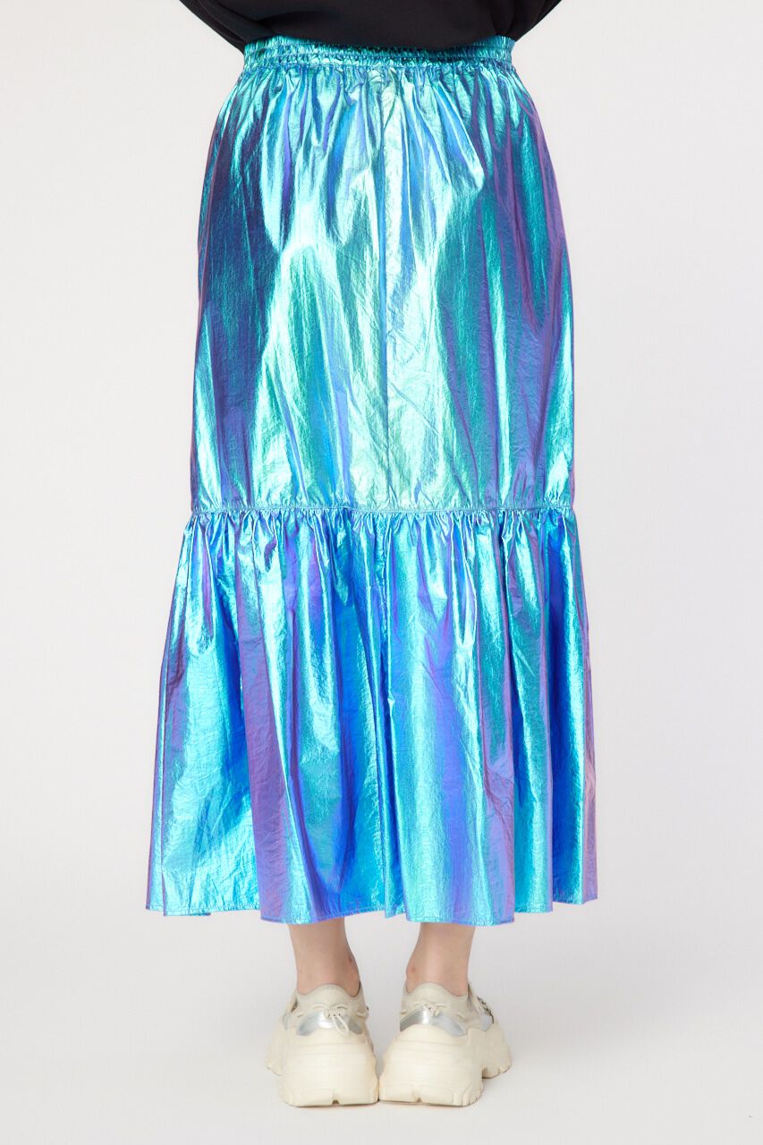 RODEO CROWNS「メタリックギャザースカート」|スカート|