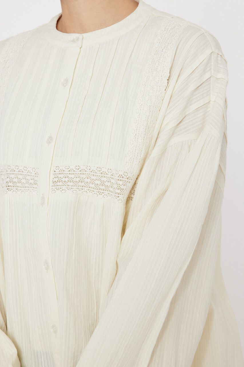 RODEO CROWNS「タックレースブラウス」|シャツ・ブラウス|