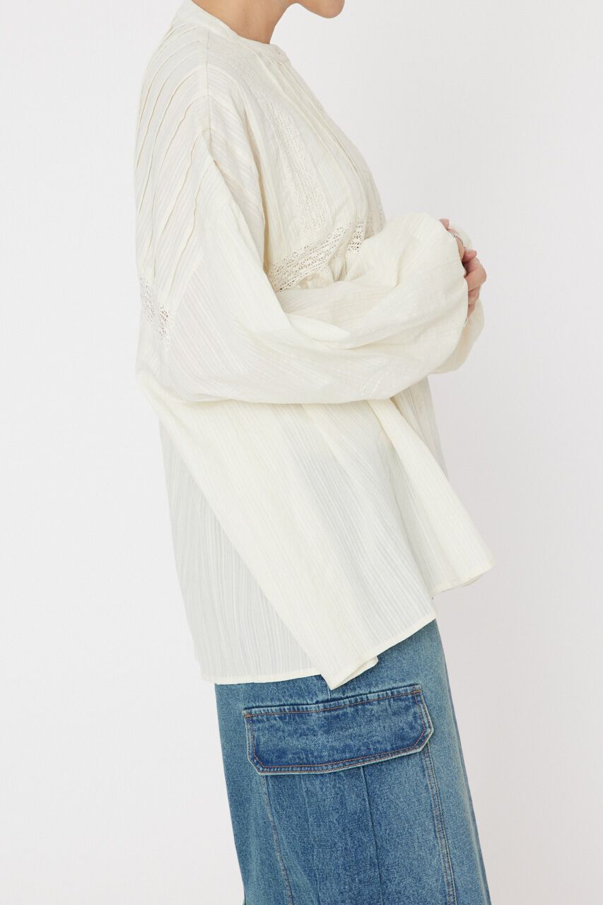 RODEO CROWNS「タックレースブラウス」|シャツ・ブラウス|