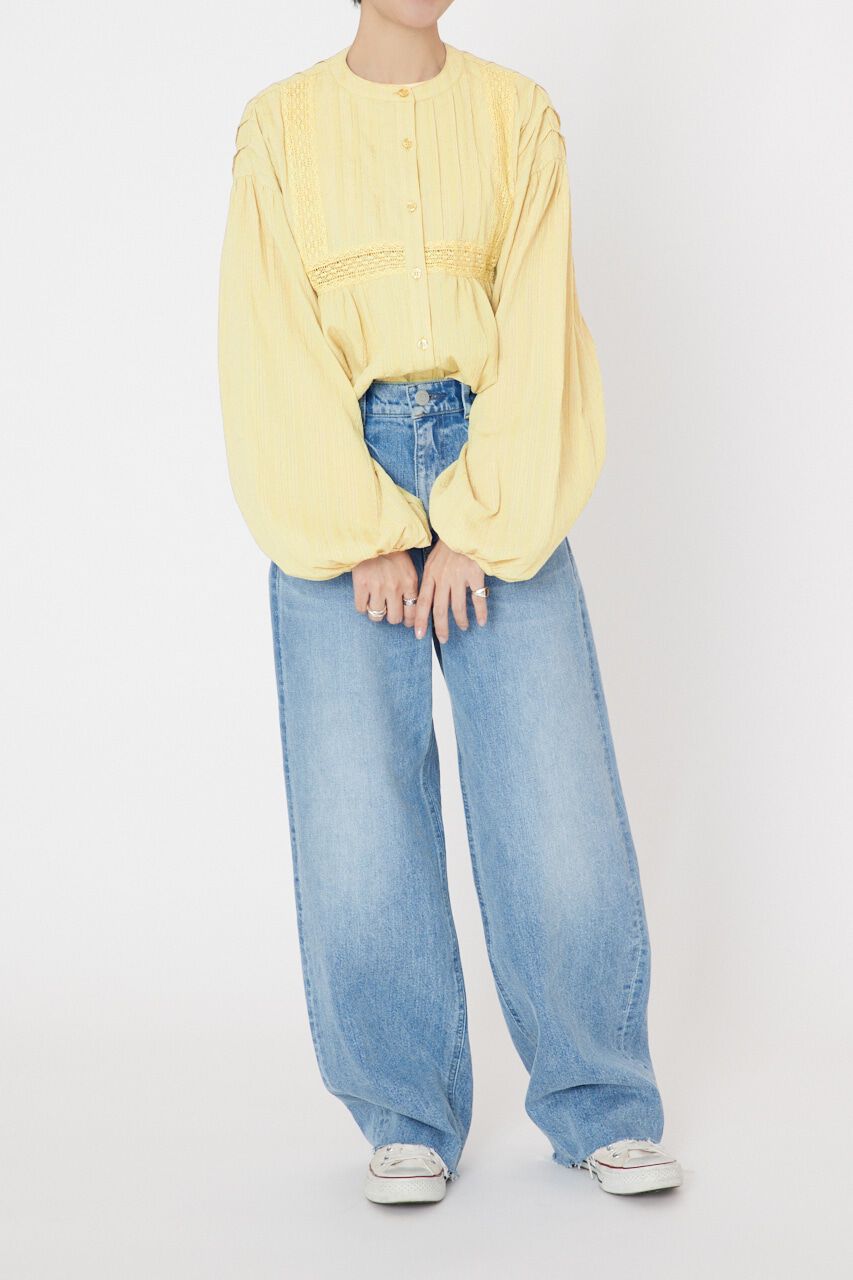 RODEO CROWNS「タックレースブラウス」|シャツ・ブラウス|