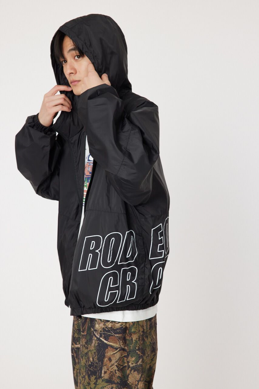 RODEO CROWNS「バイカラーフーディーブルゾン」|ブルゾン・スタジャン|