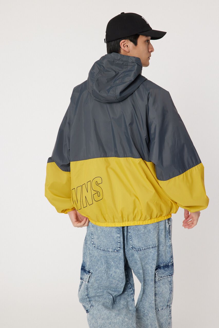 RODEO CROWNS「バイカラーフーディーブルゾン」|ブルゾン・スタジャン|