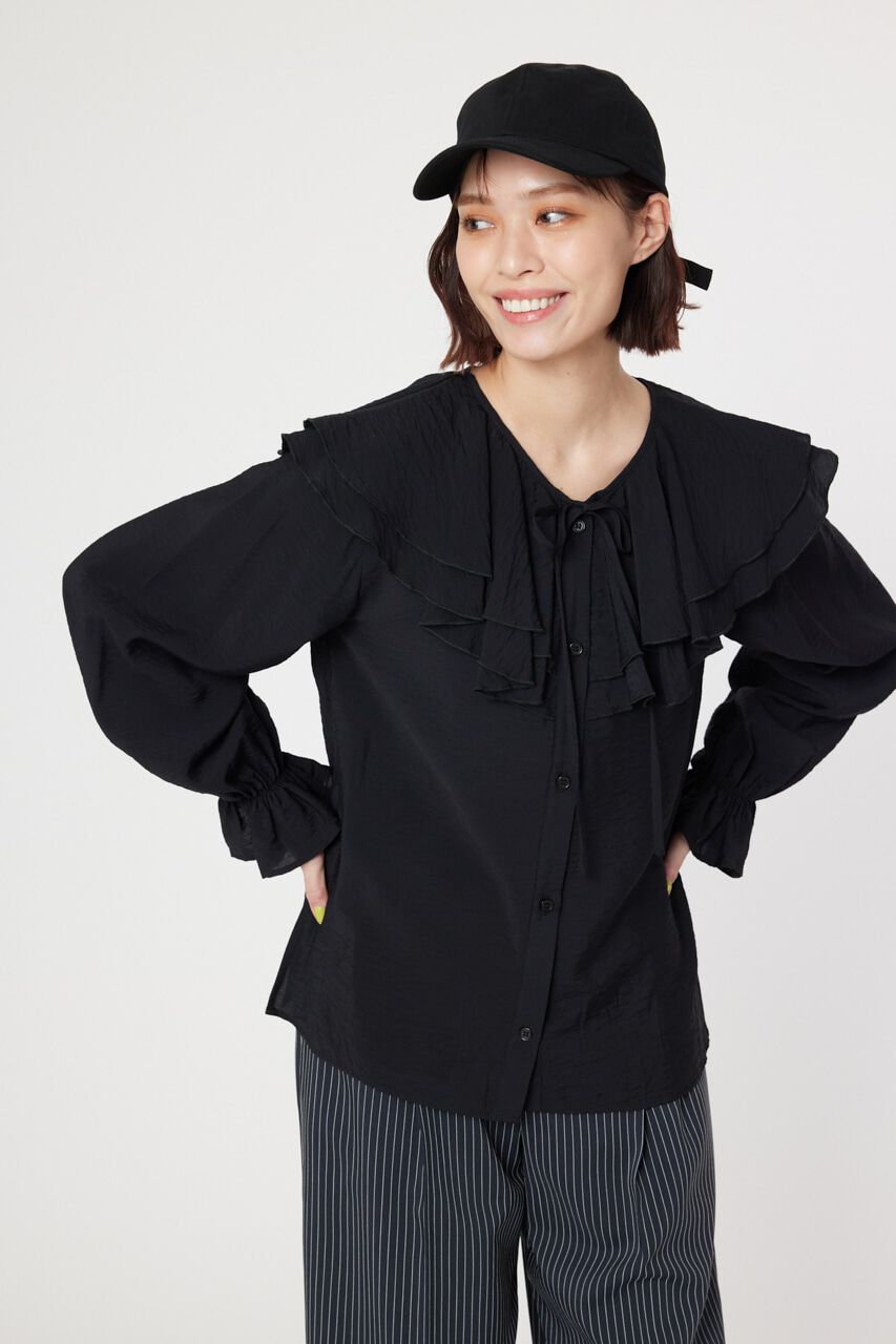 RODEO CROWNS「フリルカラーブラウス」|シャツ・ブラウス|