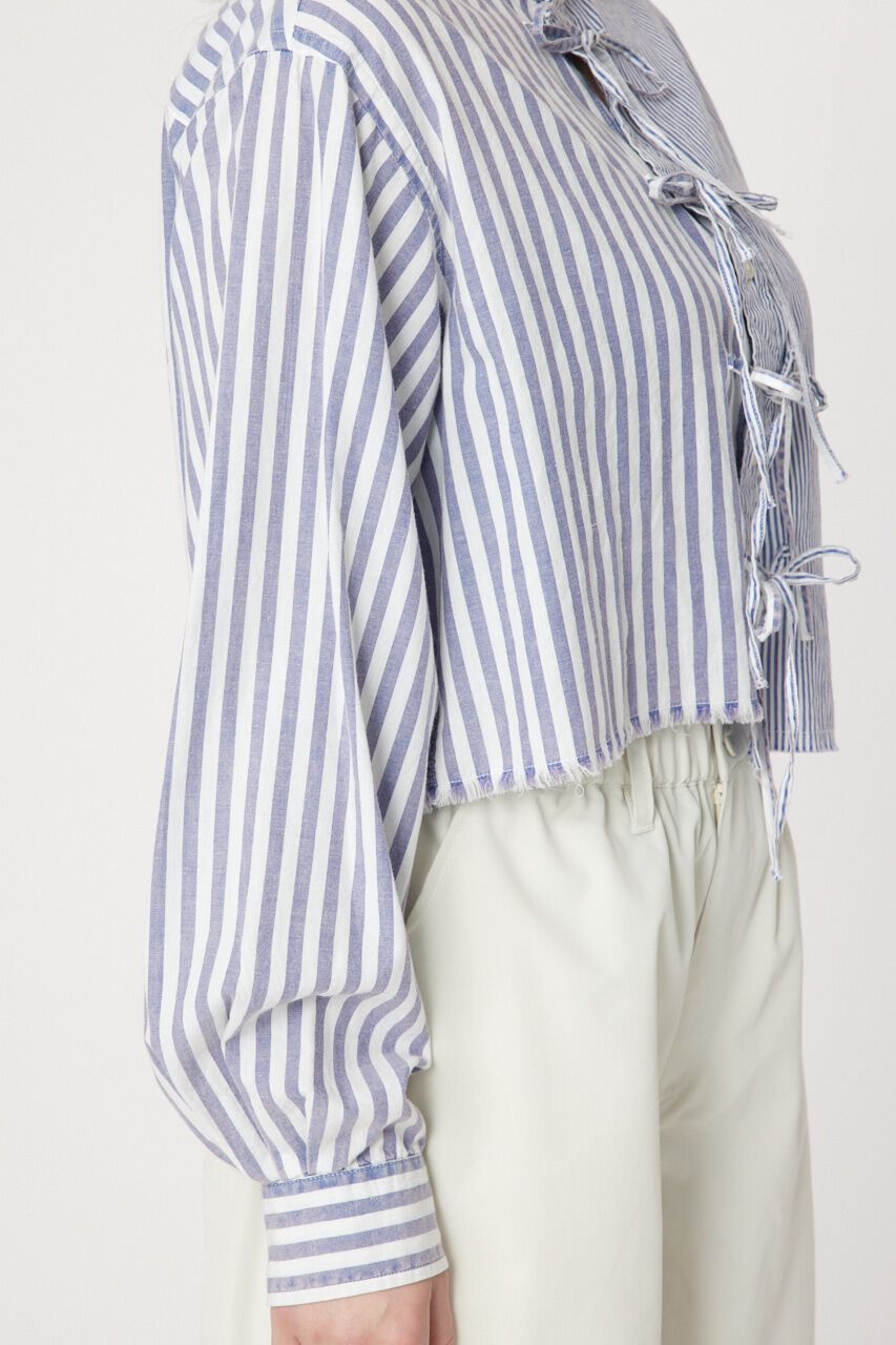 RODEO CROWNS「リボンクロップドシャツ」|シャツ・ブラウス|