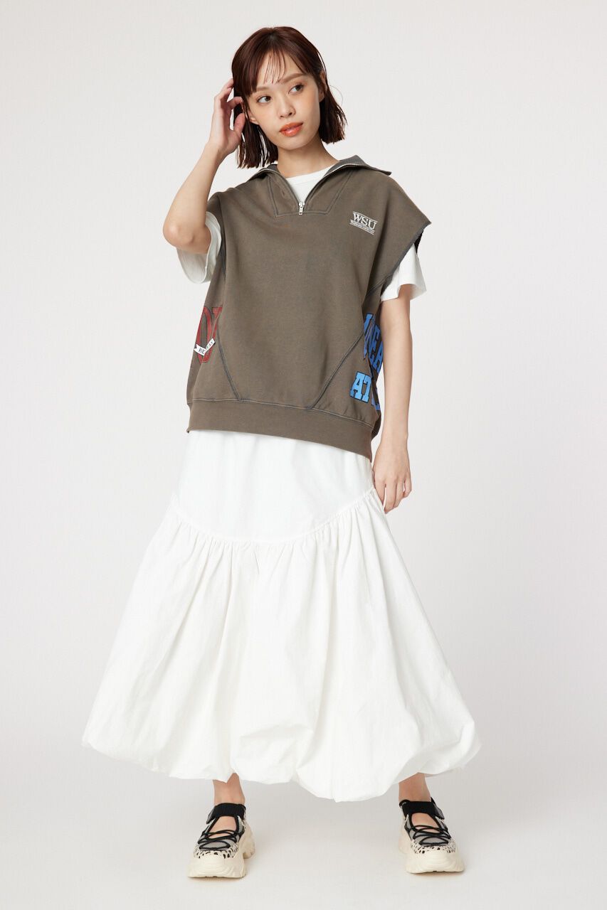 RODEO CROWNS「リメイクハーフジップベスト」|Tシャツ・カットソー|