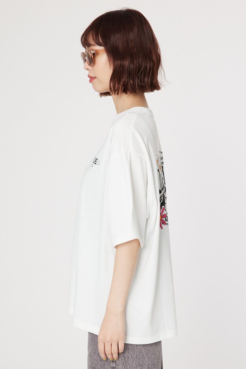 RODEO CROWNS「Flower Bloom Logo Tシャツ」|Tシャツ・カットソー|