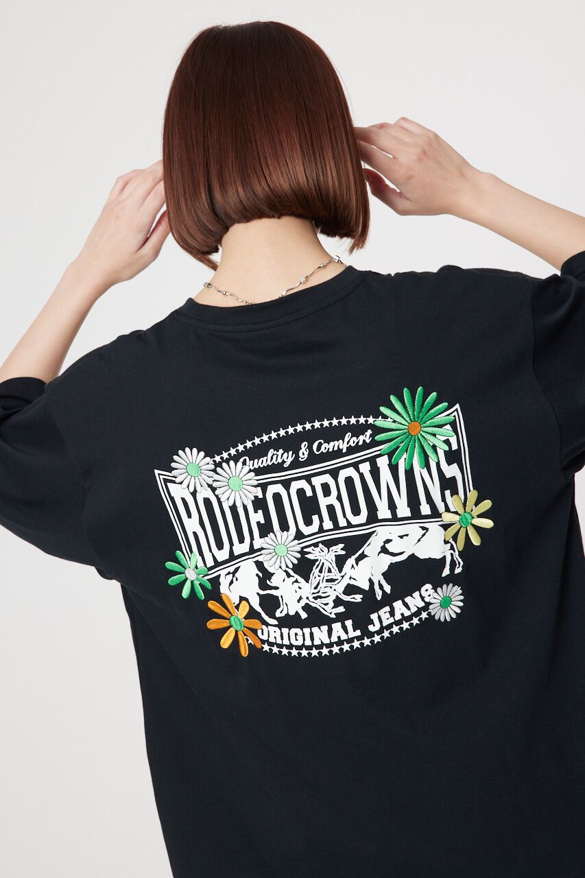 RODEO CROWNS「Flower Bloom Logo Tシャツ」|Tシャツ・カットソー|