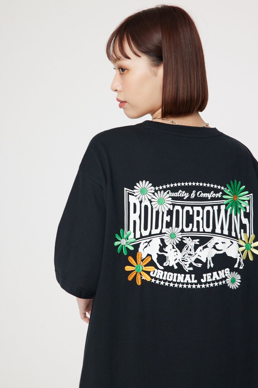 RODEO CROWNS「Flower Bloom Logo Tシャツ」|Tシャツ・カットソー|