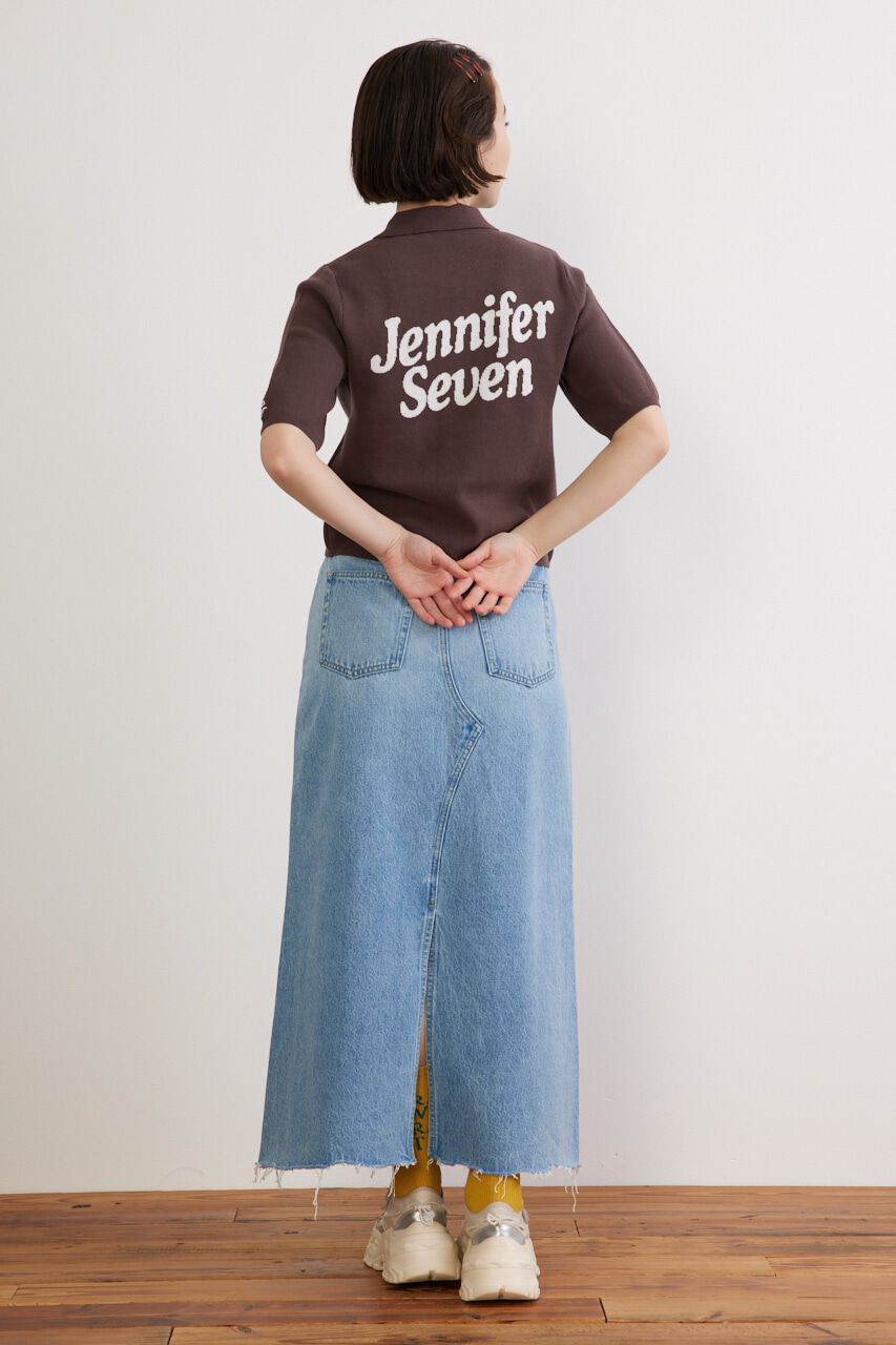 RODEO CROWNS「(JS)襟付きZIP KNITトップス」|ニット・セーター|