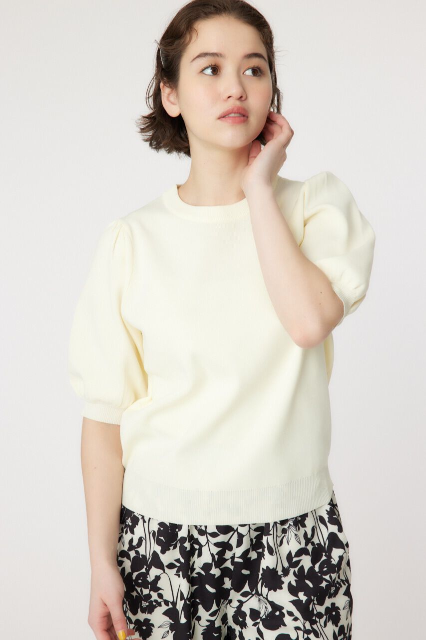 RODEO CROWNS「ショルダーパフニットトップス」|ニット・セーター|