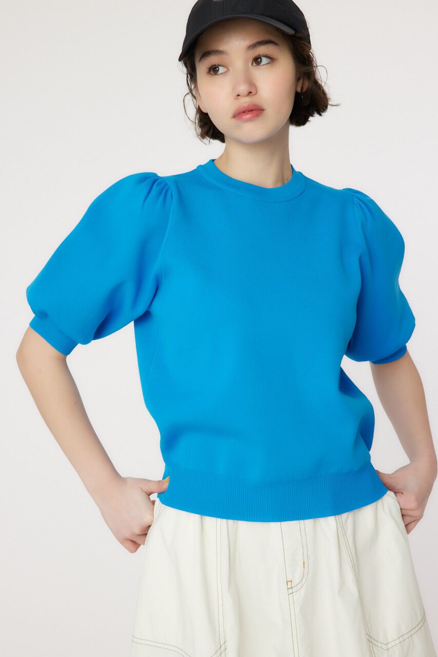 RODEO CROWNS「ショルダーパフニットトップス」|ニット・セーター|