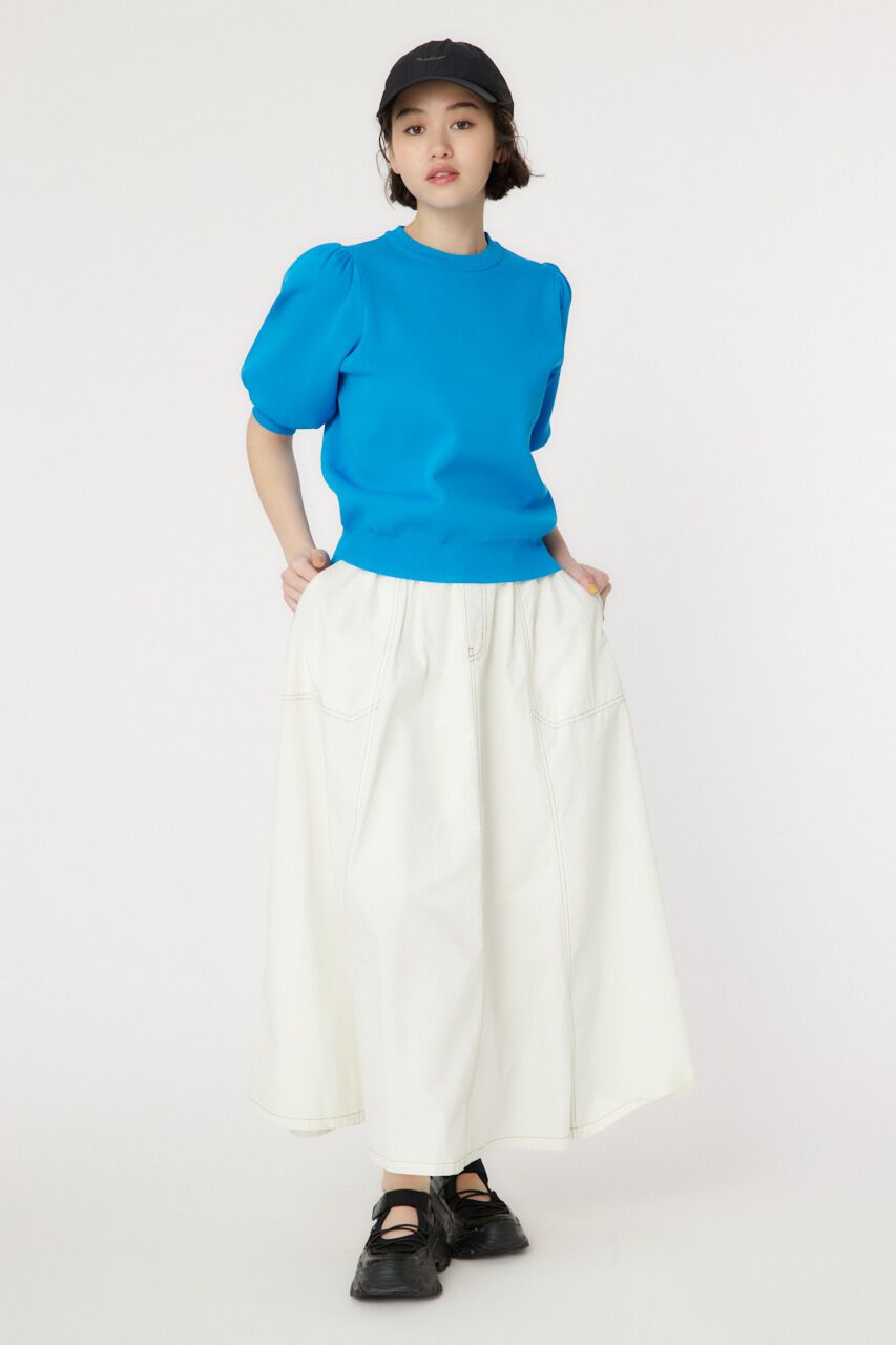 RODEO CROWNS「ショルダーパフニットトップス」|ニット・セーター|