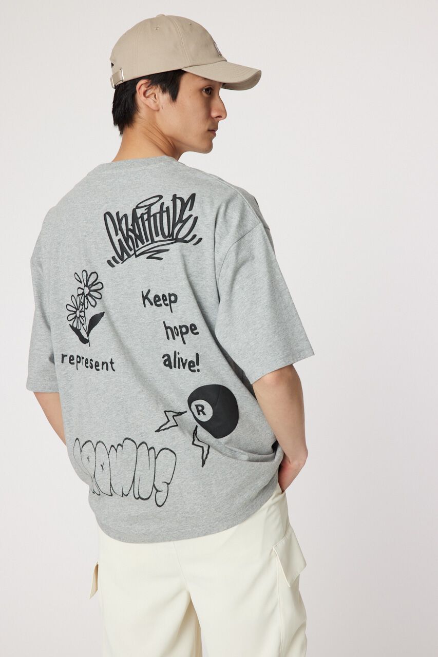 RODEO CROWNS「ラクガキハッポウ Tシャツ」|Tシャツ・カットソー|T.GRY