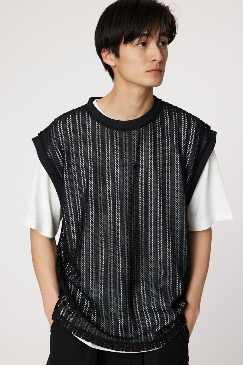 RODEO CROWNS「ラッセルベスト アンサンブル」|Tシャツ・カットソー|BLK