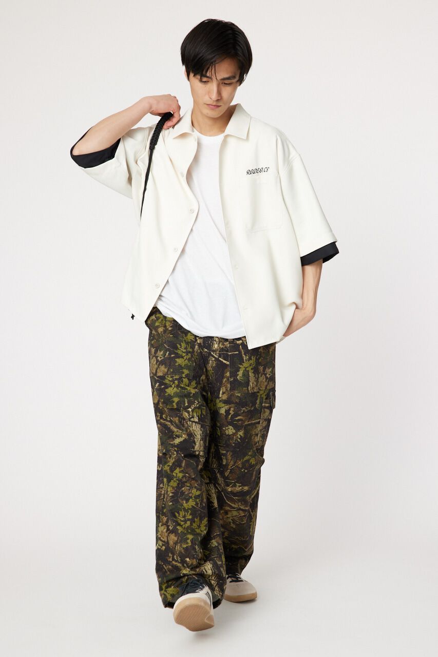 RODEO CROWNS「レイヤードオーバーシャツ」|シャツ・ブラウス|