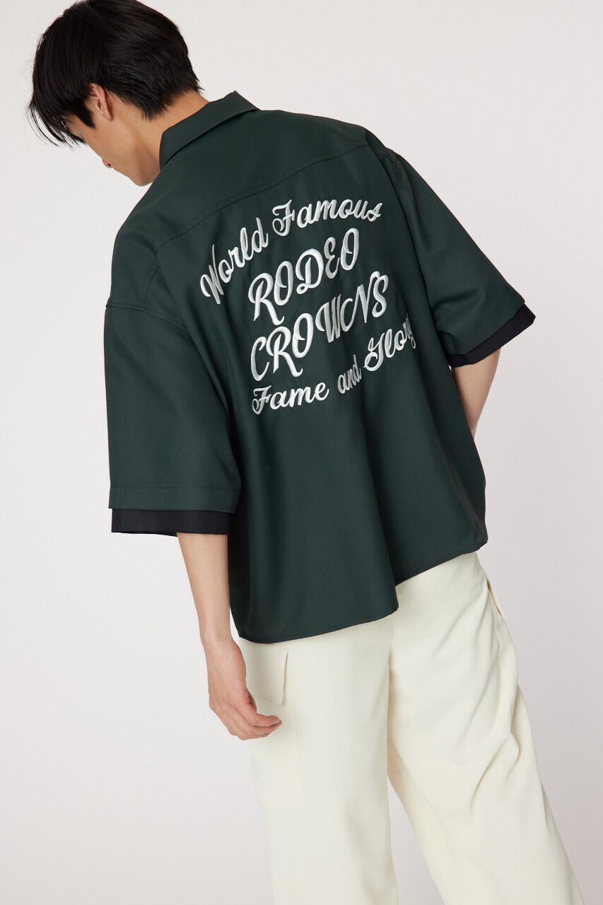 RODEO CROWNS「レイヤードオーバーシャツ」|シャツ・ブラウス|