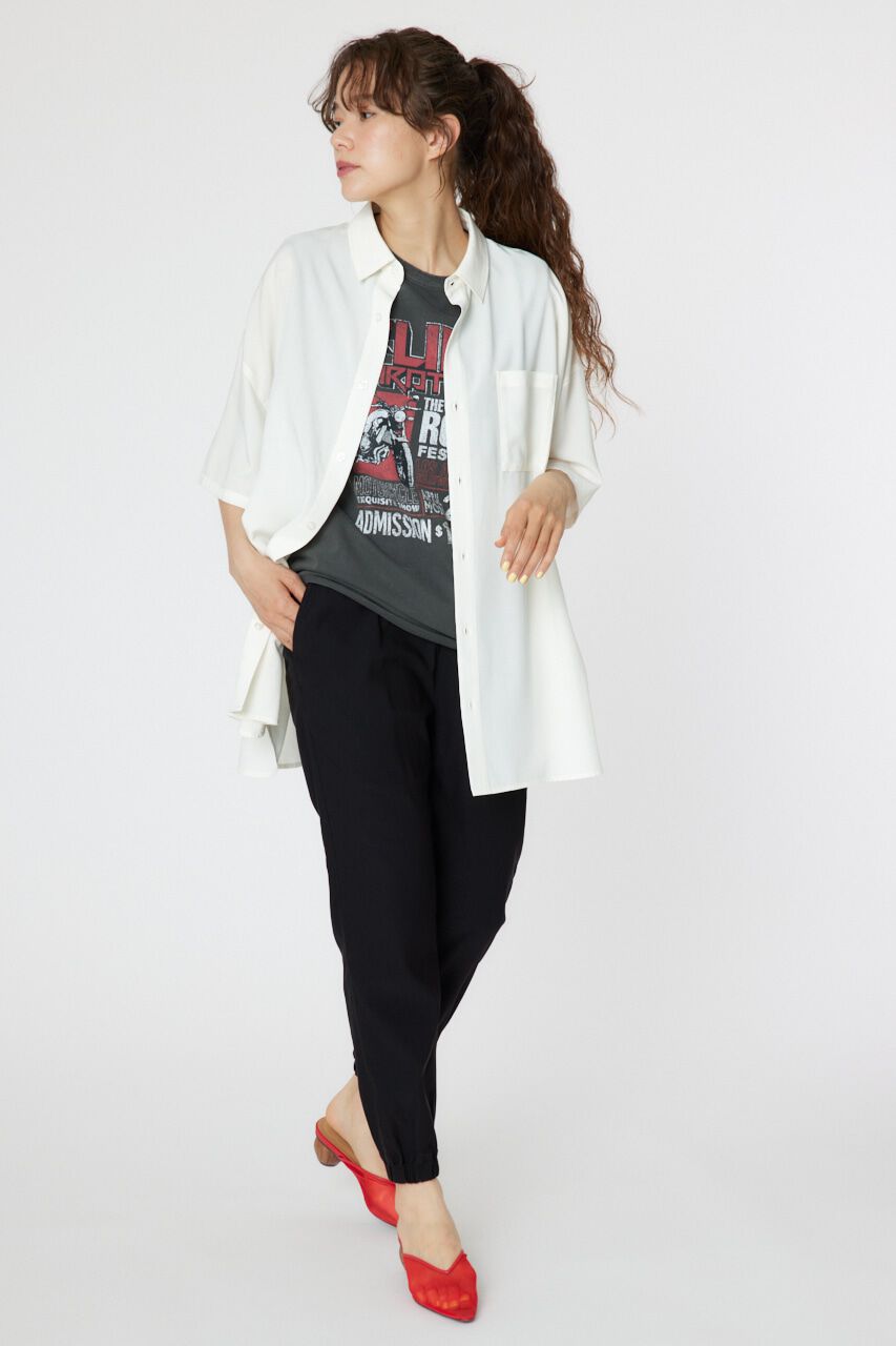 RODEO CROWNS「ハーフスリーブビッグシャツ」|シャツ・ブラウス|