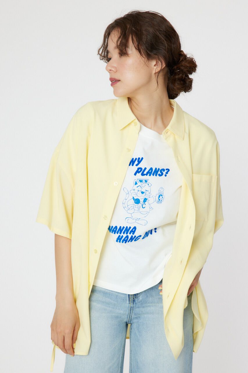 RODEO CROWNS「ハーフスリーブビッグシャツ」|シャツ・ブラウス|