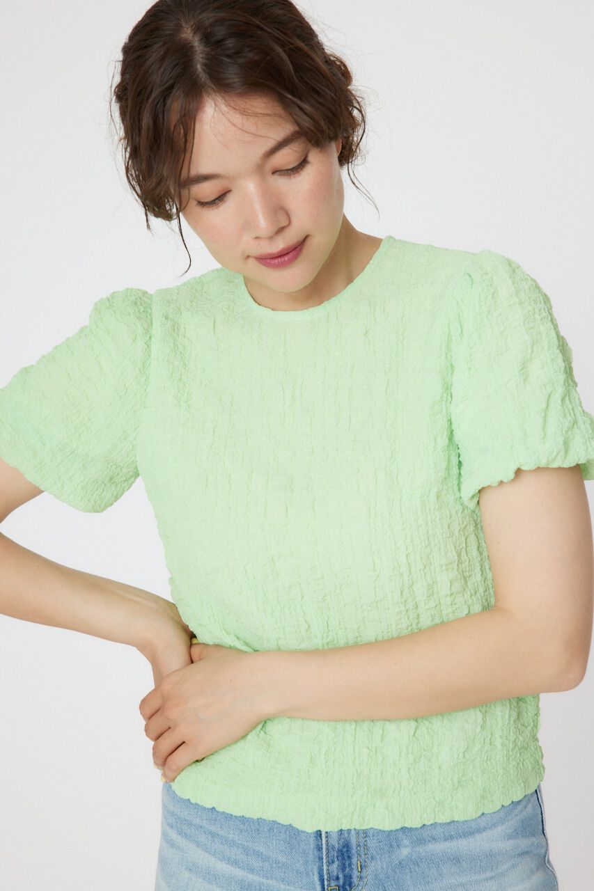 RODEO CROWNS「ワッシャーボリュームトップス」|シャツ・ブラウス|LIME