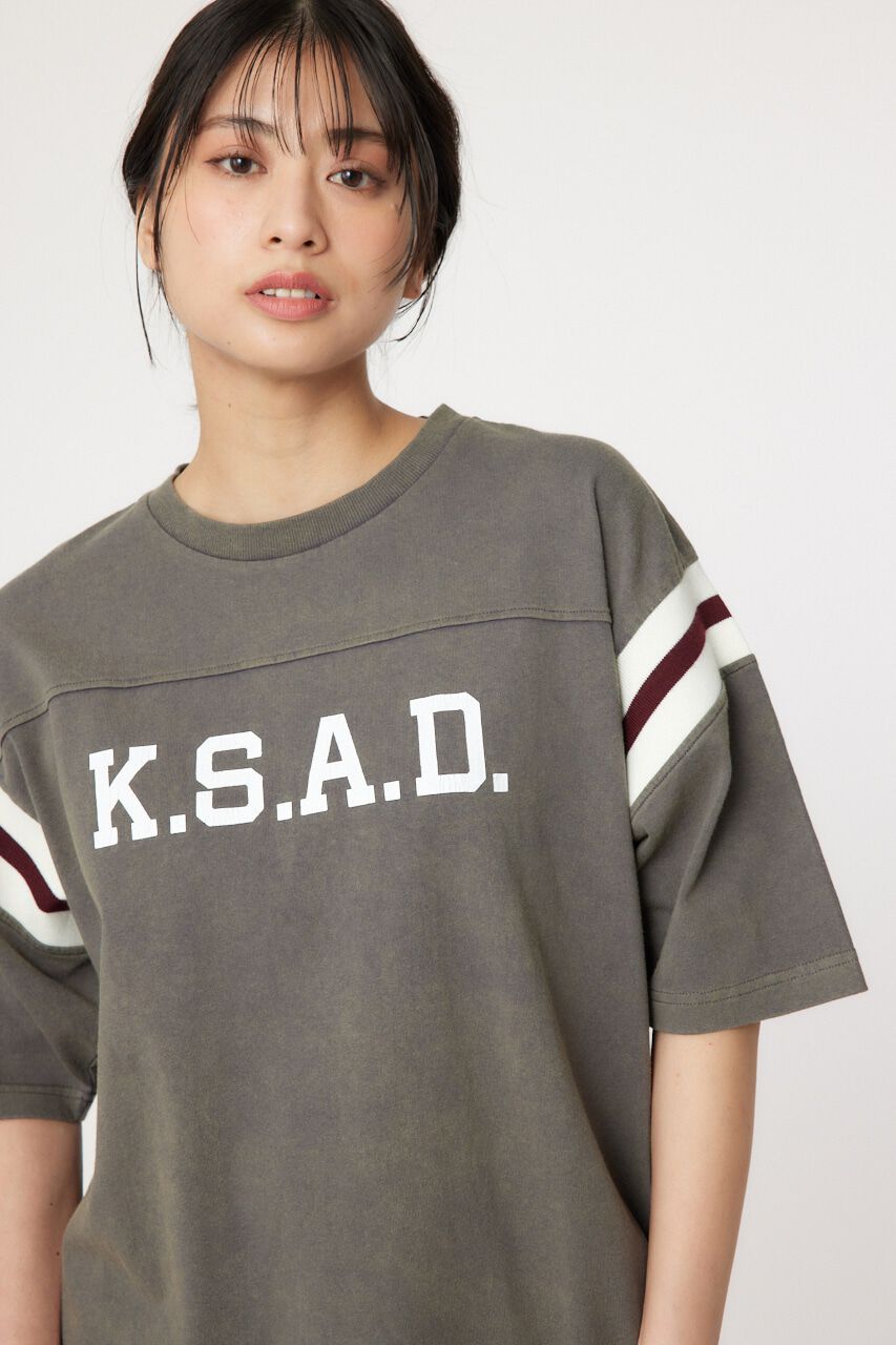 RODEO CROWNS「G/O  FOOTBALL Tシャツ」|Tシャツ・カットソー|C.GRY