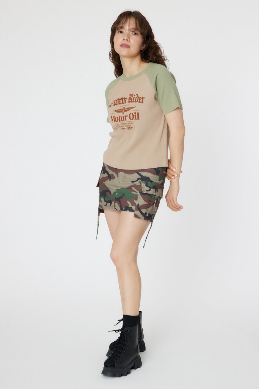 RODEO CROWNS「Riderラグランリブ Tシャツ」|Tシャツ・カットソー|