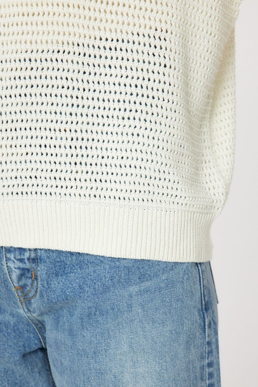 RODEO CROWNS「メッシュニットポロシャツ」|ニット・セーター|