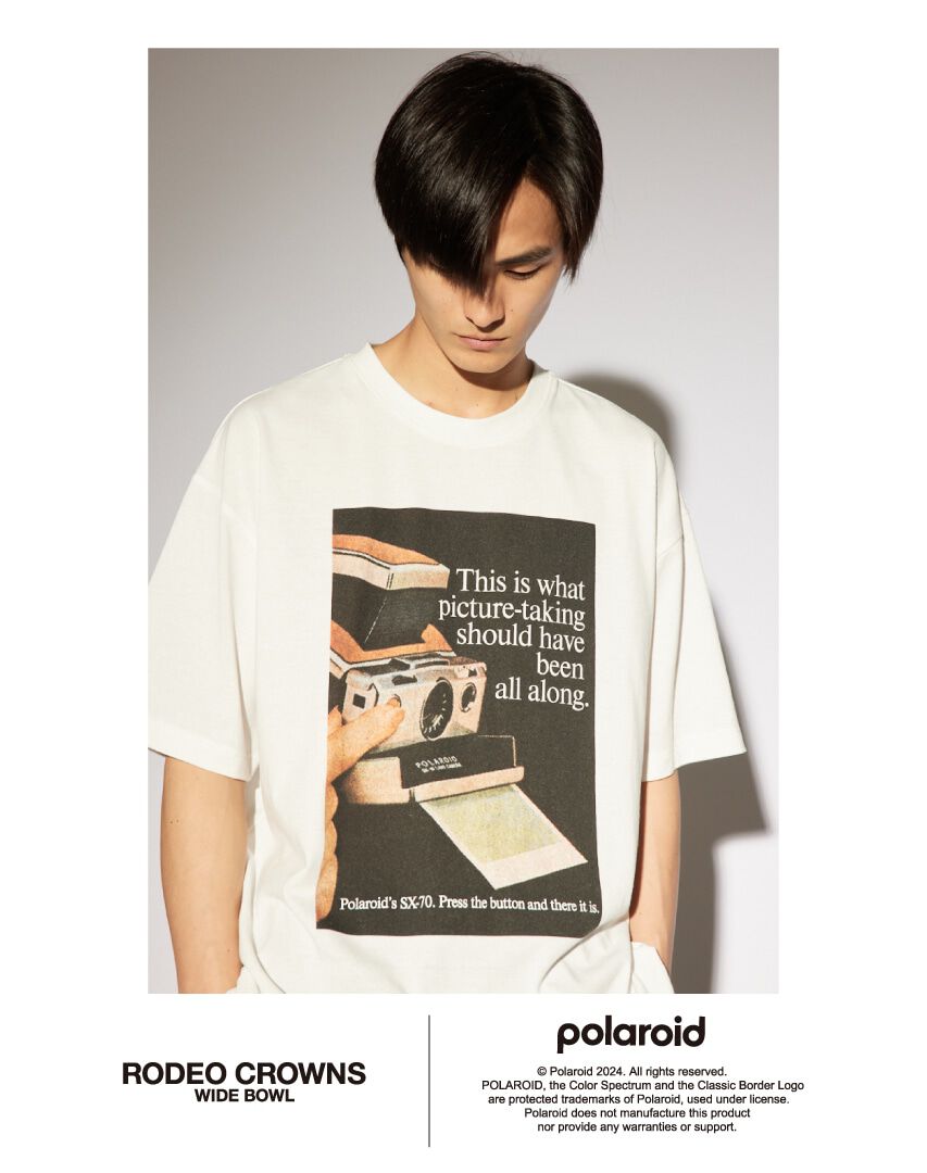 RODEO CROWNS「Polaroid フォトTシャツ」|Tシャツ・カットソー|