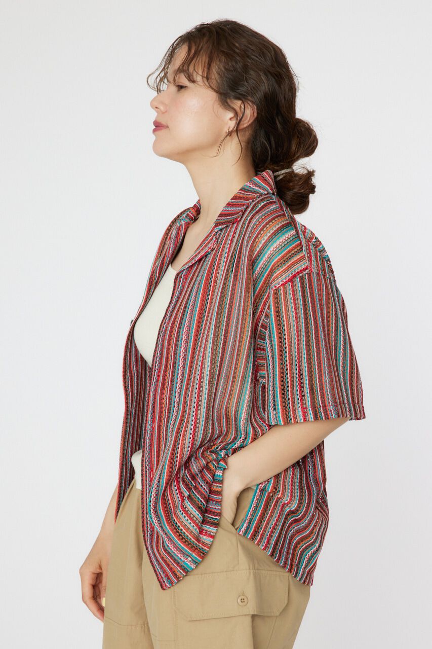 RODEO CROWNS「マルチストライプレースシャツ」|シャツ・ブラウス|