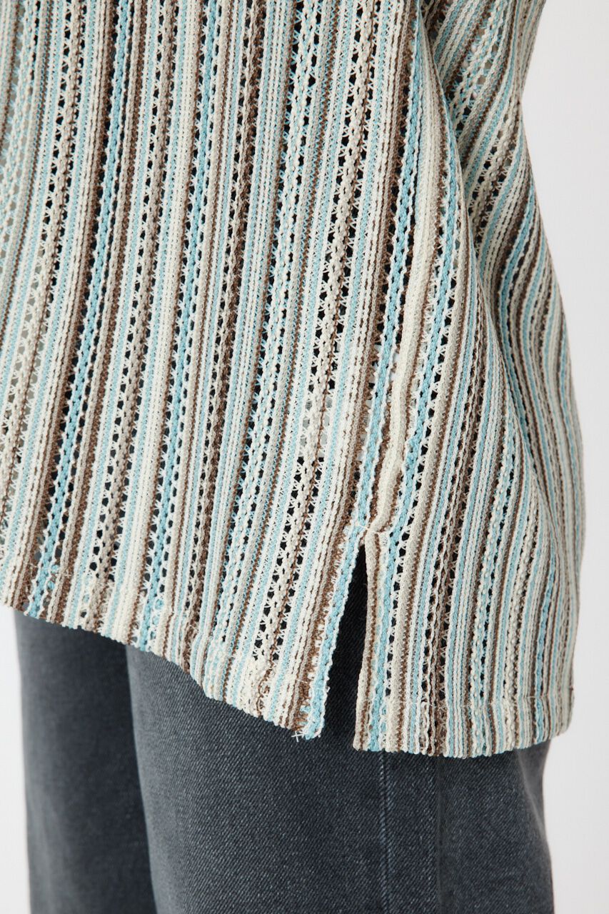 RODEO CROWNS「マルチストライプレースシャツ」|シャツ・ブラウス|