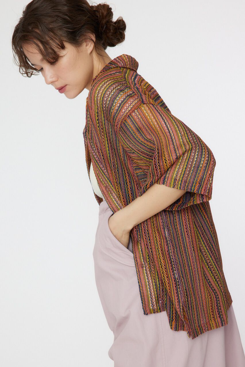 RODEO CROWNS「マルチストライプレースシャツ」|シャツ・ブラウス|