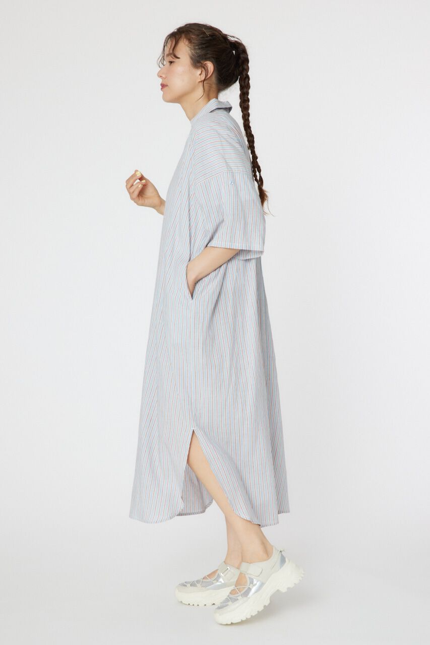 RODEO CROWNS「スキッパーシャツワンピース」|ワンピース|