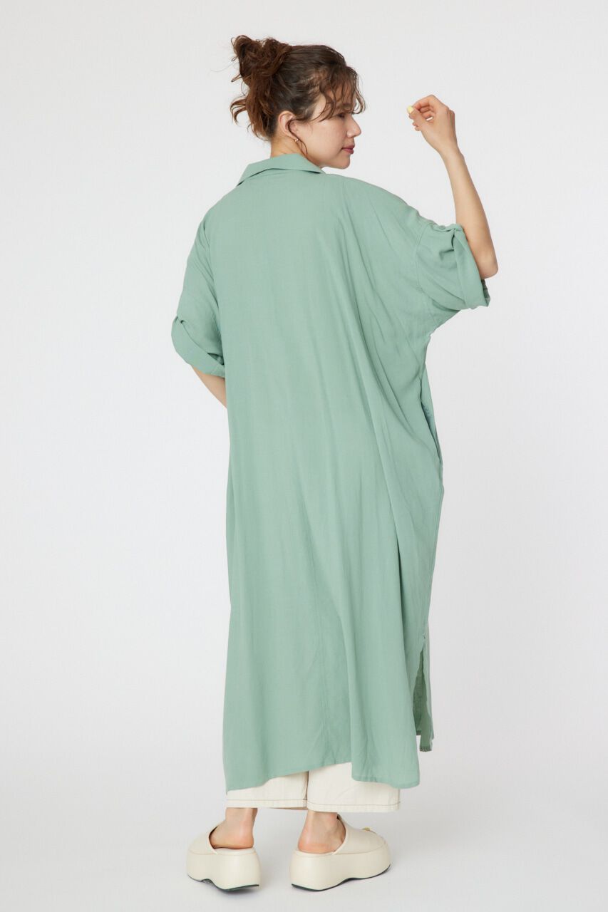 RODEO CROWNS「スキッパーシャツワンピース」|ワンピース|