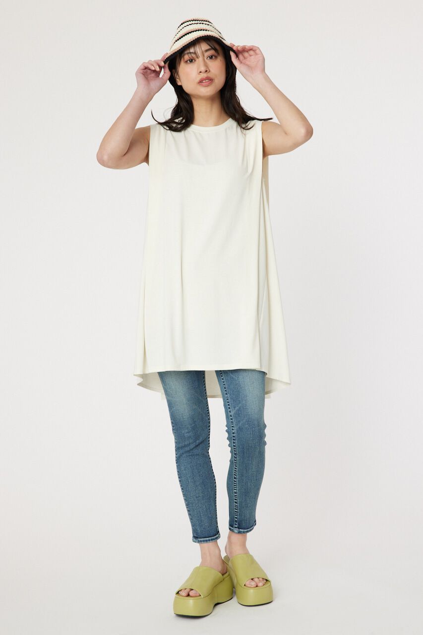 RODEO CROWNS「T/F ノースリーブチュニック」|タンクトップ|