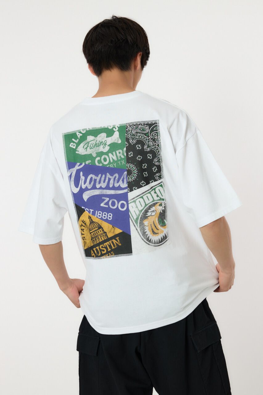 RODEO CROWNS「バックパッチワークイラストTシャツ」|Tシャツ・カットソー|