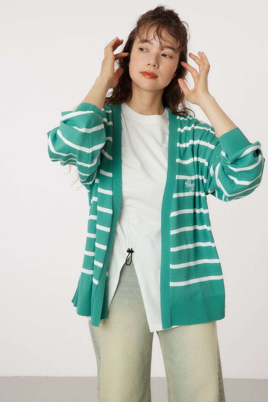 RODEO CROWNS「RCS LOGOニットトッパー」|カーディガン|