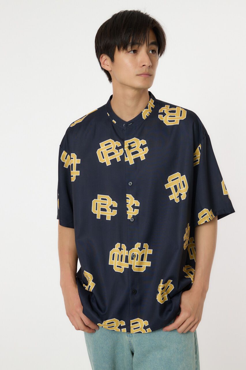 RODEO CROWNS「モノグラムバンドカラーシャツ」|シャツ・ブラウス|