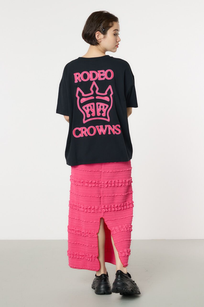 RODEO CROWNS「ふくれボーダーナロースカート」|スカート|