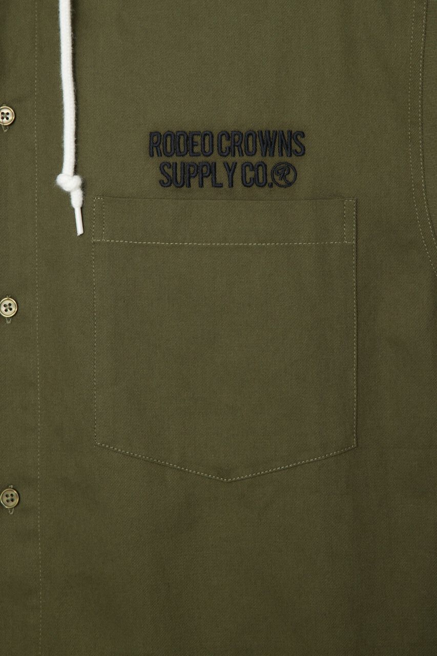 RODEO CROWNS「Jersey hooded shirt」|シャツ・ブラウス|
