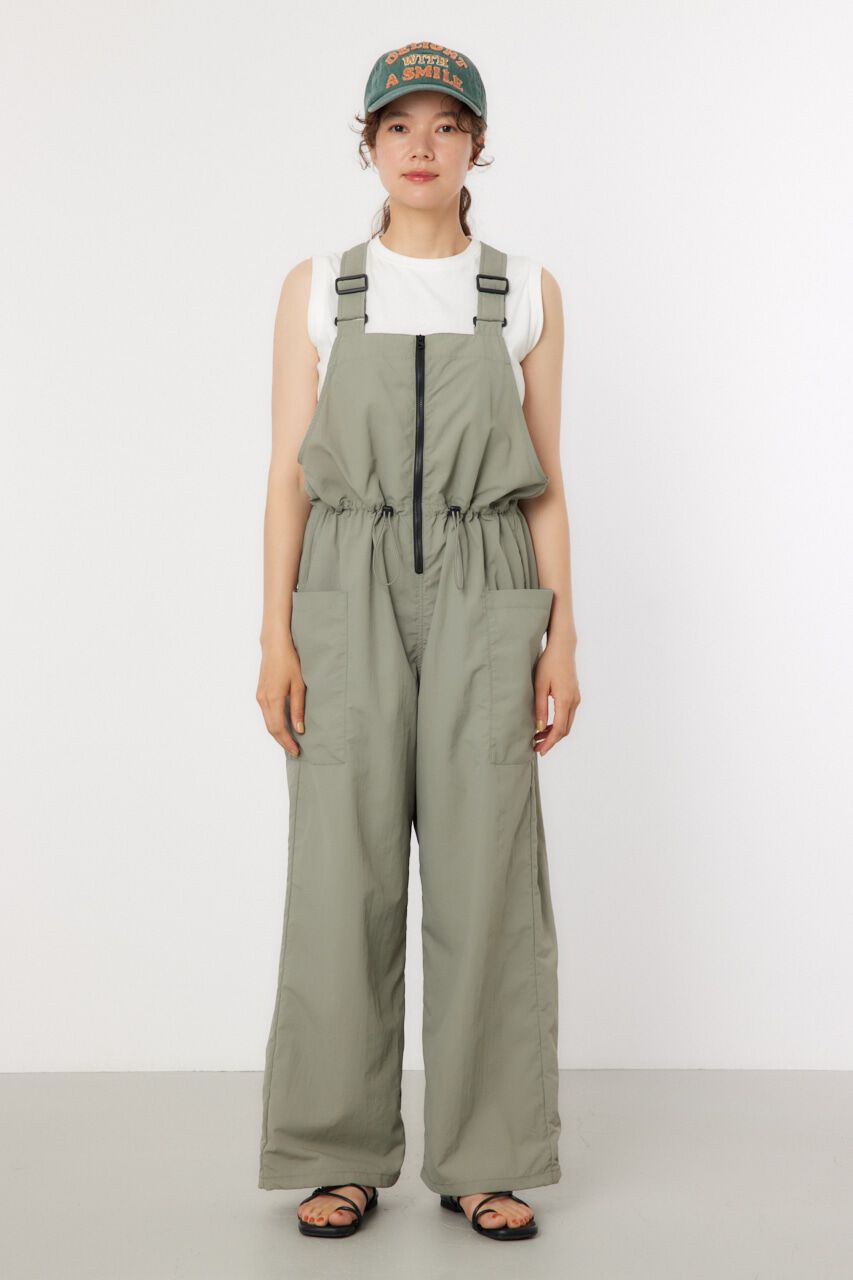 RODEO CROWNS「ウエストシャーリング ナイロンサロペット」|その他|