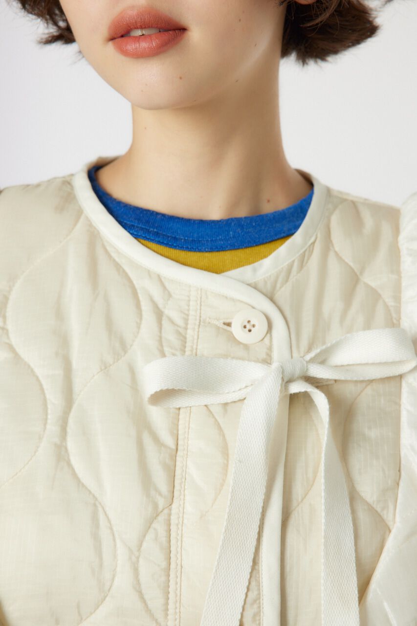 RODEO CROWNS「キルティングフリルベスト」|ダウンベスト・ベスト|