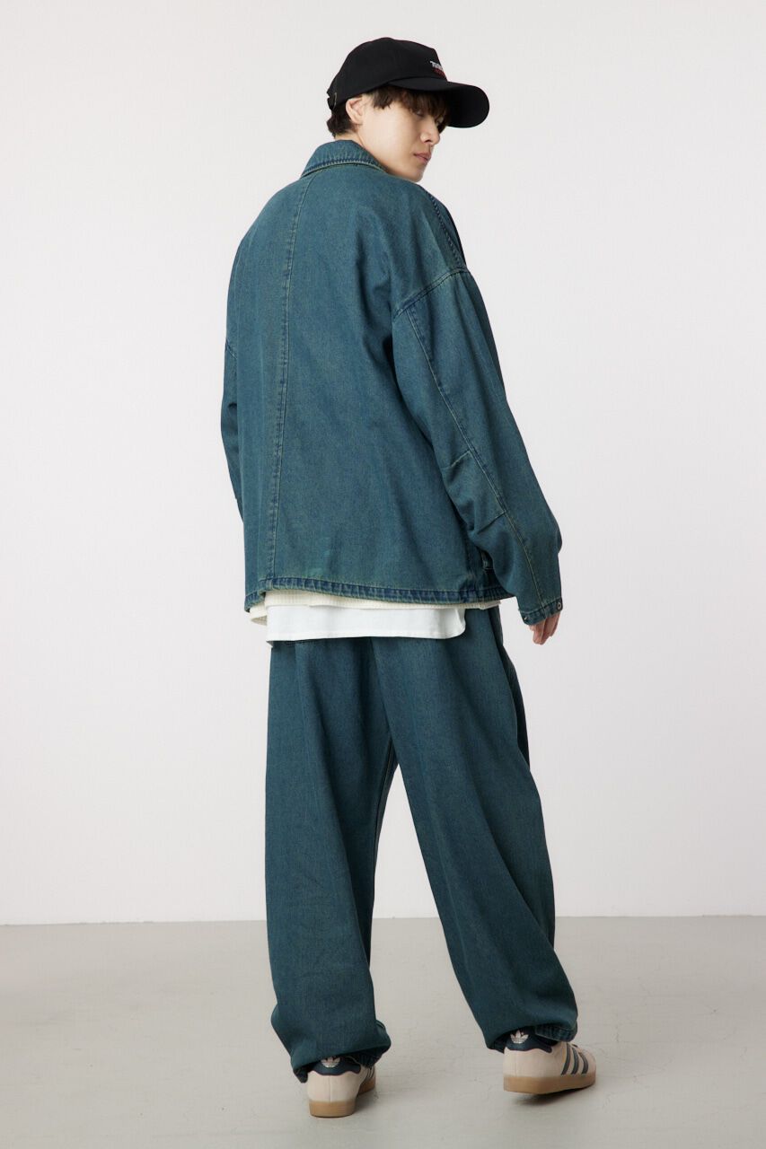 RODEO CROWNS「over denim zip JK」|デニムジャケット|