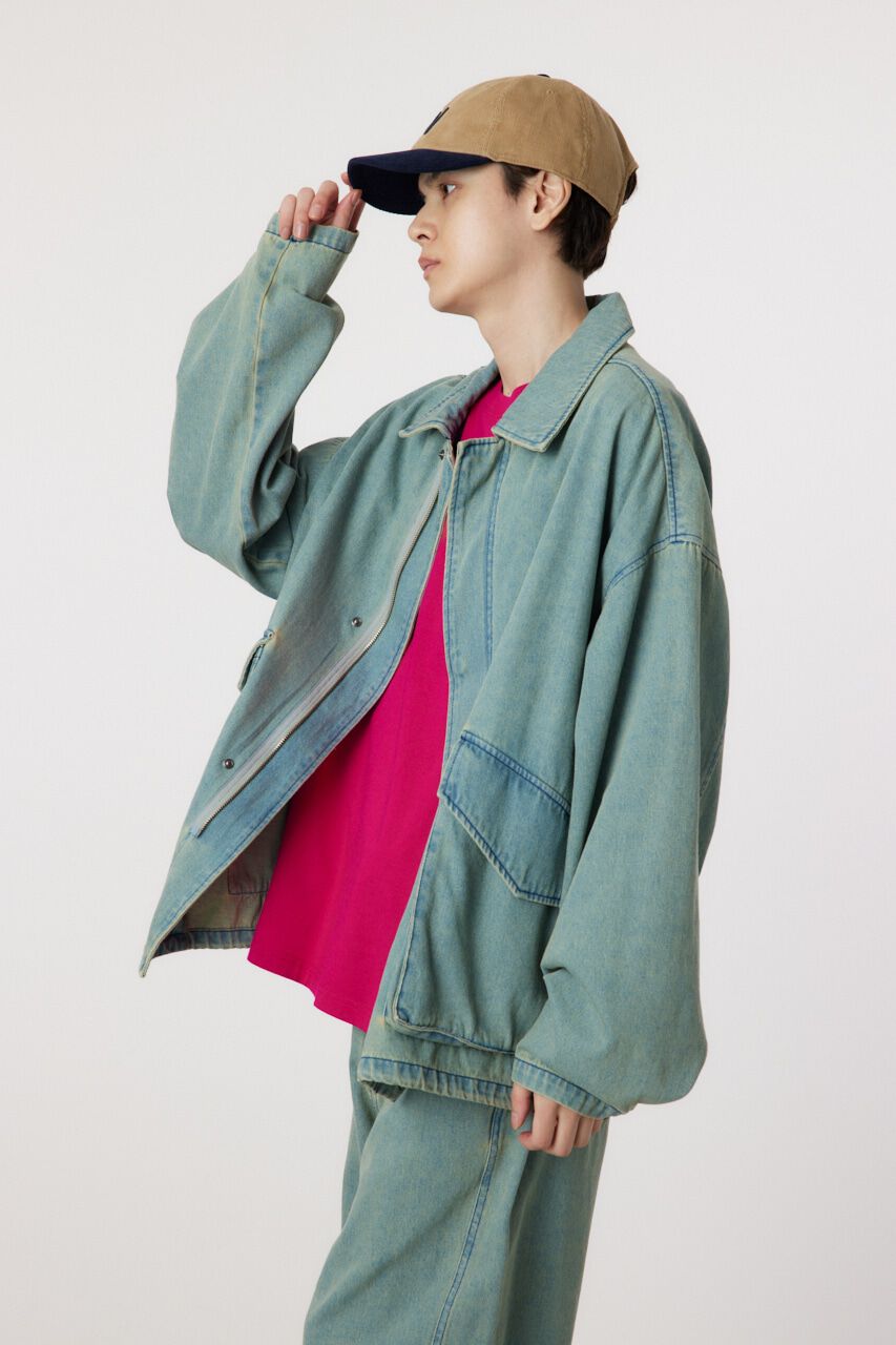 RODEO CROWNS「over denim zip JK」|デニムジャケット|
