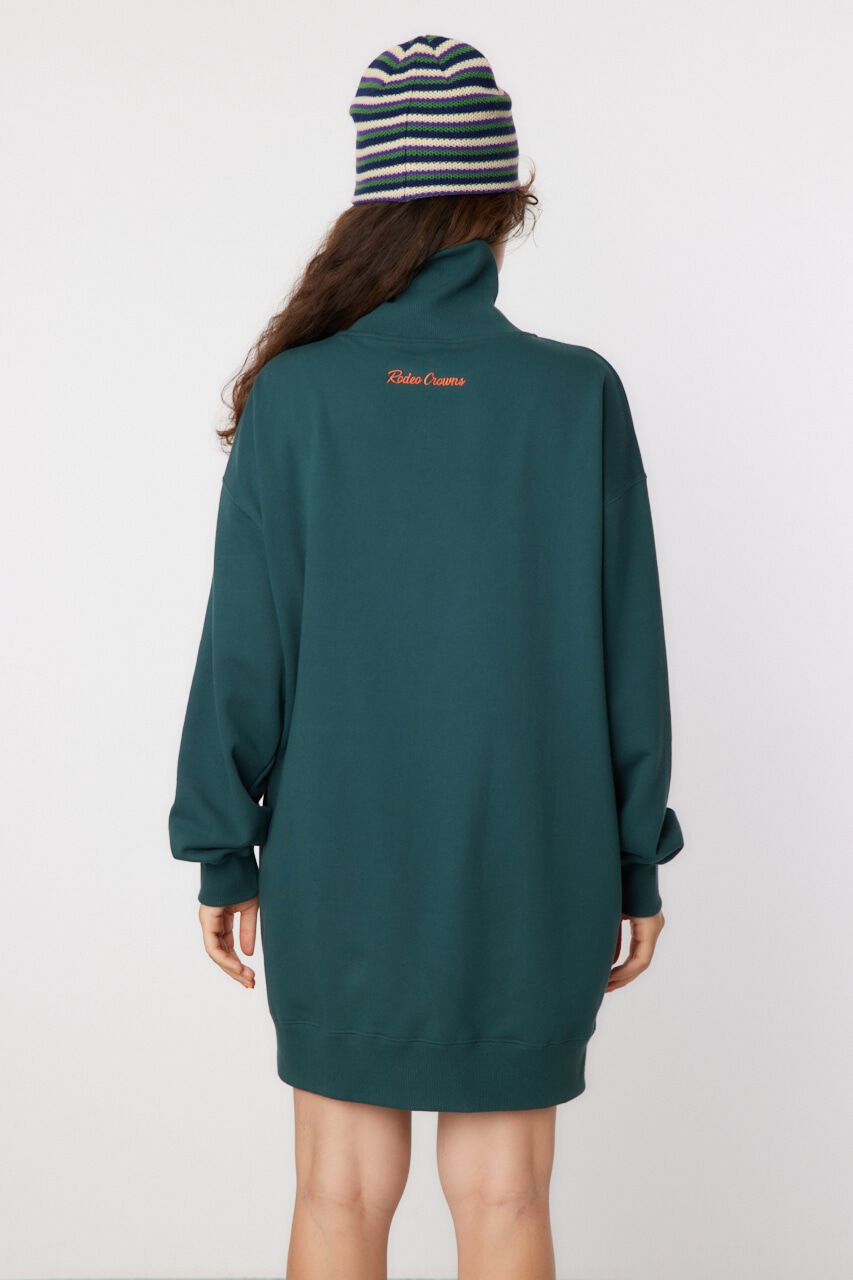 RODEO CROWNS「Champion ハーフジップスウェットワンピース」|ワンピース|