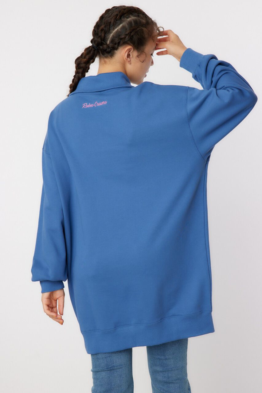 RODEO CROWNS「Champion ハーフジップスウェットワンピース」|ワンピース|