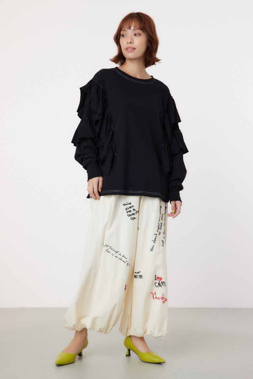 RODEO CROWNS「ステッチフリルトップス」|Tシャツ・カットソー|