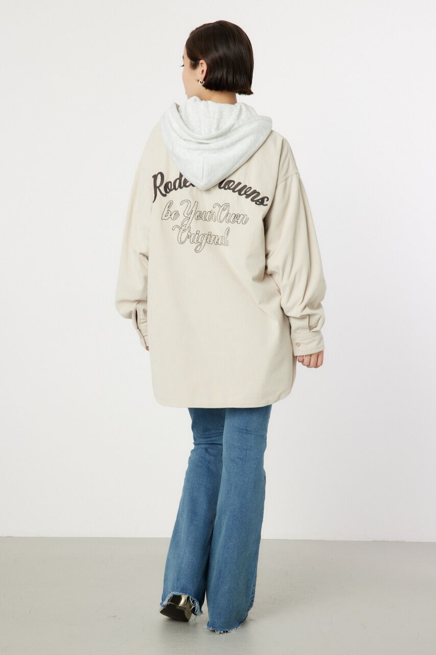 RODEO CROWNS「LOGOコーデュロイフードシャツ」|シャツ・ブラウス|